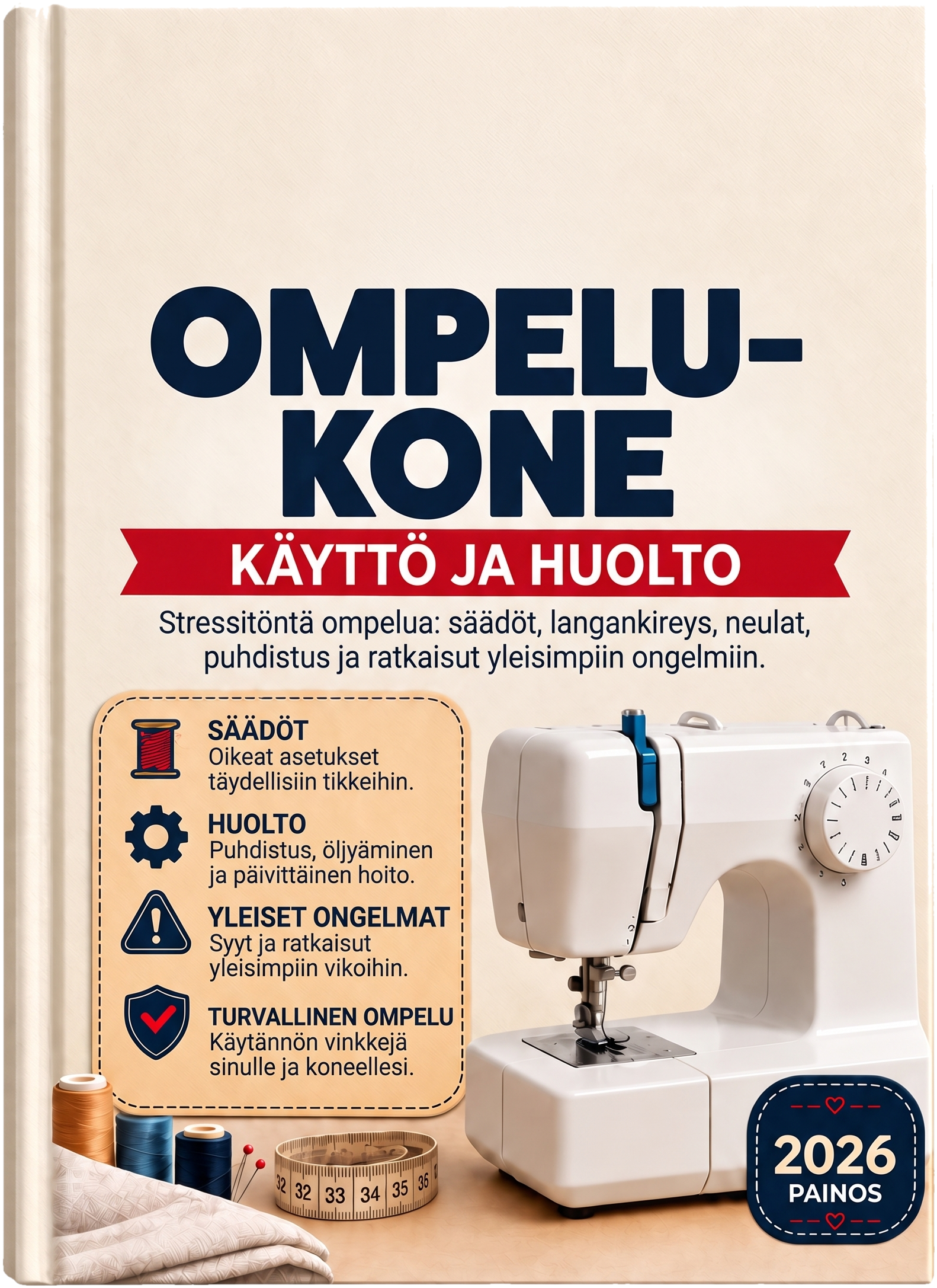 Ompelukone: käyttö ja huolto