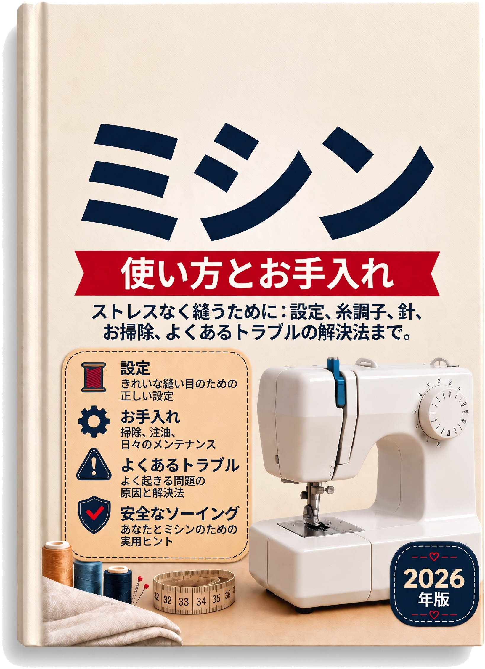 ミシンの使い方とメンテナンス