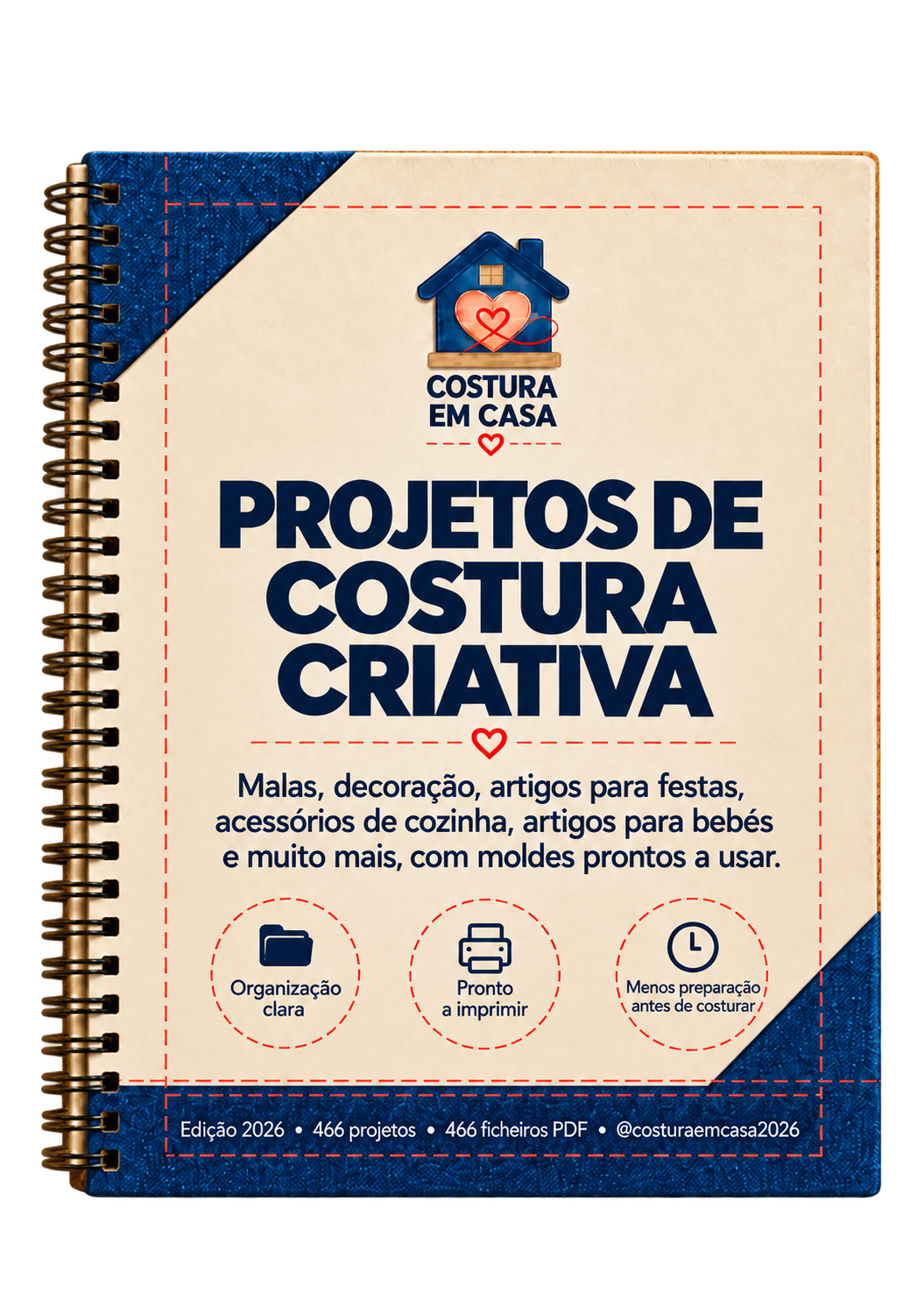 Projetos criativos de costura