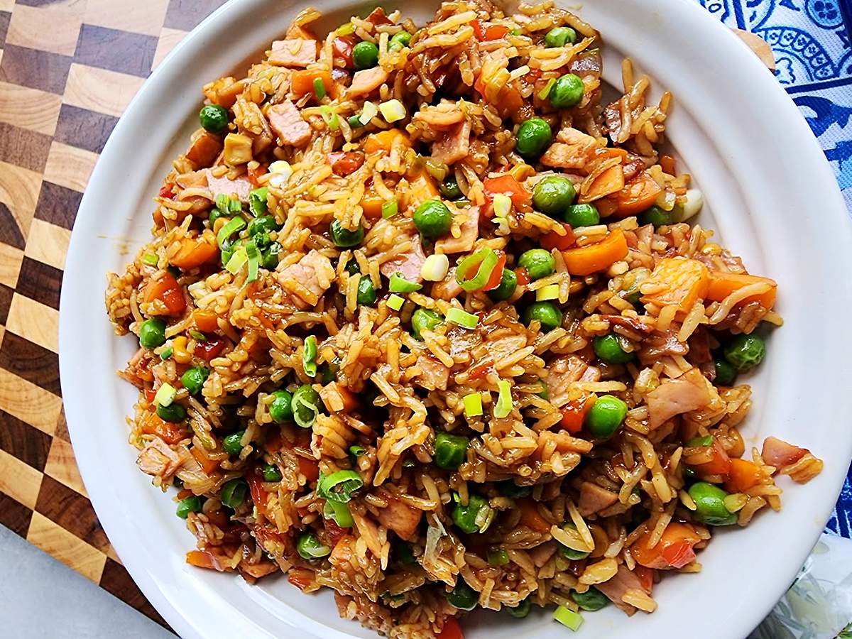 Arroz frito oriental