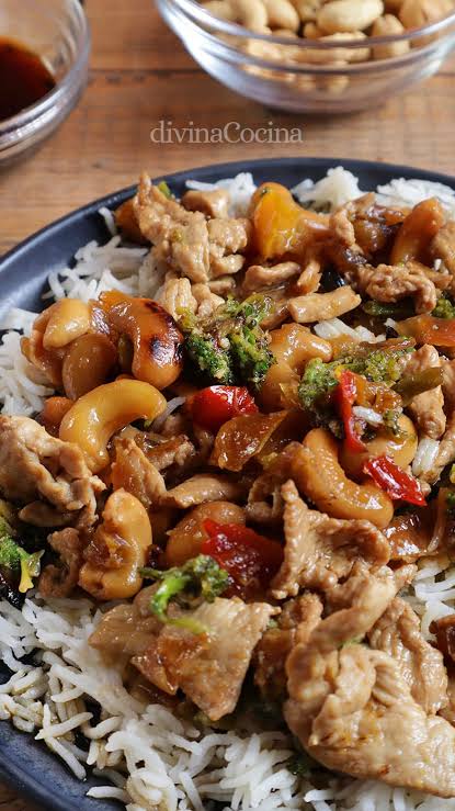 Pollo estilo oriental
