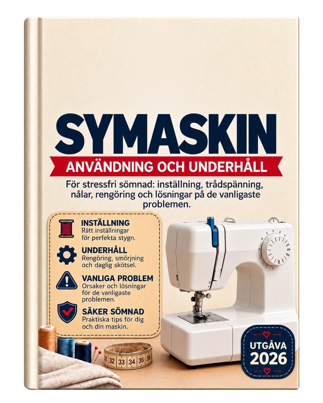 Symaskinen: användning och underhåll